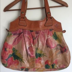 Patricia Nash Italian leather floral purse